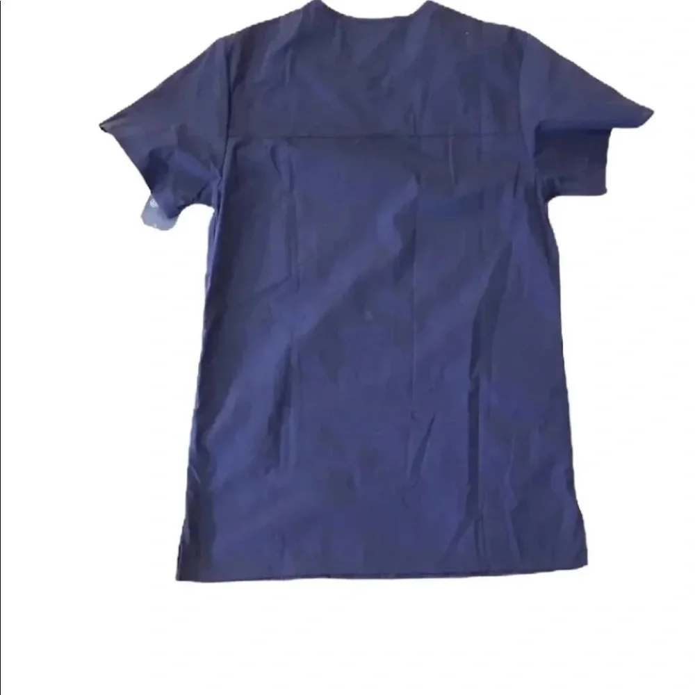 NEW Scrubs Navy Blue Cherokee Top Professionals  Uniform Unisex Men Women S Tall